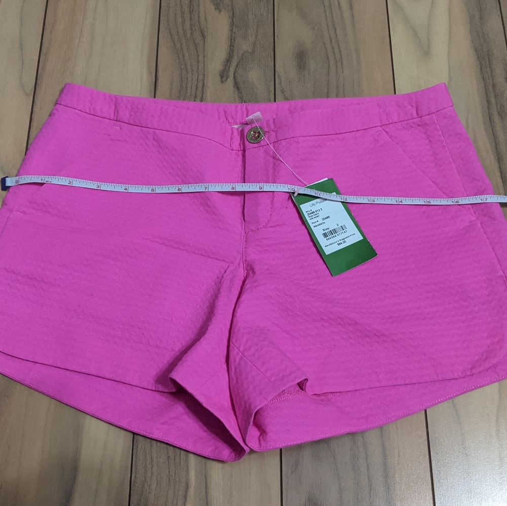 NWT! Lilly Pulitzer Adie Shorts In Magenta Size 2 - Picture 13 of 13